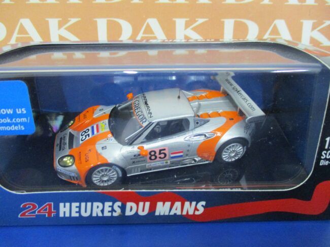 Die cast 1/43 Modellino Auto Spyker C8 Spyder GT2R N85 24H Le Mans 2006 by Ixo - immagine 4