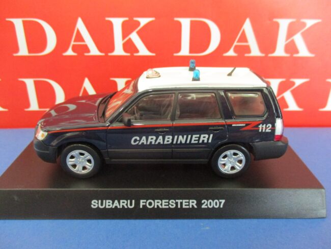 Die cast 1/43 Modellino Auto Carabinieri Subaru Forester 2007 - immagine 2