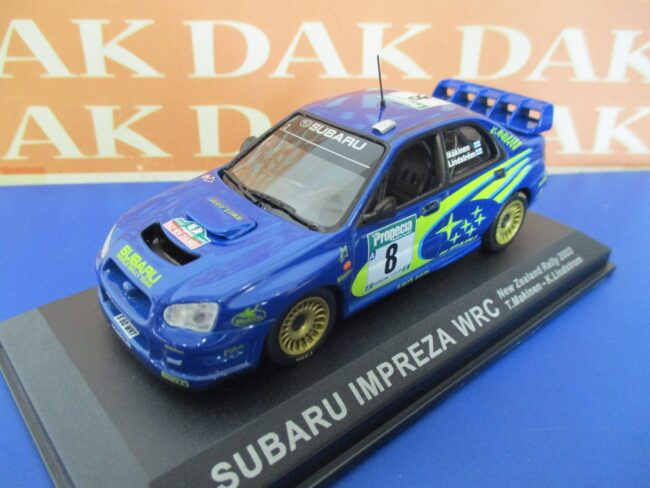 Die cast 1/43 Modellino Auto Subaru Impreza WRC New Zealand Rally 2003 T.Makinen