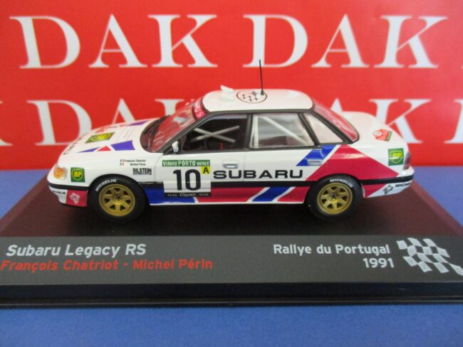 Die cast 1/43 Modellino Auto Subaru Legacy RS Rally Portugal 1991 F. Chatriot - immagine 2