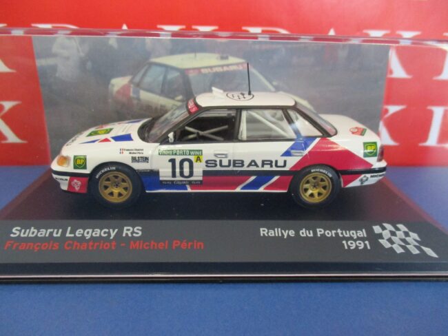 Die cast 1/43 Modellino Auto Subaru Legacy RS Rally Portugal 1991 F. Chatriot - immagine 4