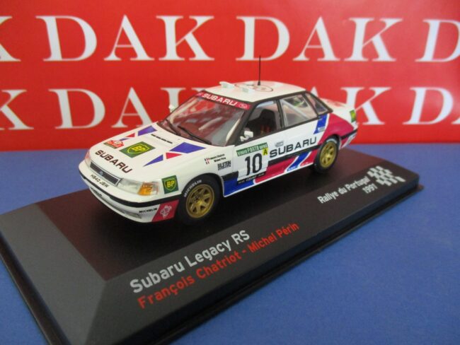 Die cast 1/43 Modellino Auto Subaru Legacy RS Rally Portugal 1991 F. Chatriot