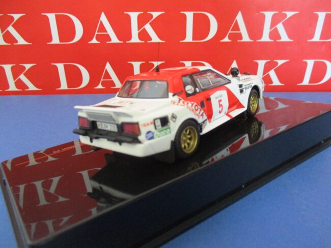 Die cast 1/43 Modellino Auto Toyota Celica TwinCam Turbo Rally Safari 1984 - immagine 3