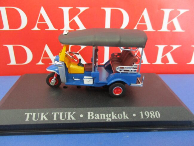 Die cast 1/43 Modellino Moto Scooter Taxi Tuk Tuk Bangkok 1980