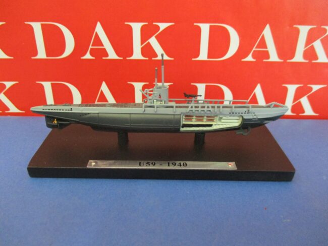 Die cast 1/350 Modellino Sottomarino Submarine U-Boot U-59 1939 Germany