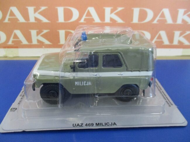 Die cast 1/43 Modellino Auto Jeep Polizia Police UAZ 469 Milizia by Ist - immagine 4