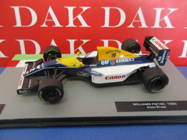 Die cast 1/43 Modellino Auto F1 Williams FW15C 1993 A. Prost - immagine 2