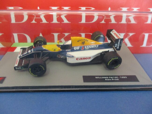 Die cast 1/43 Modellino Auto F1 Williams FW15C 1993 A. Prost - immagine 4