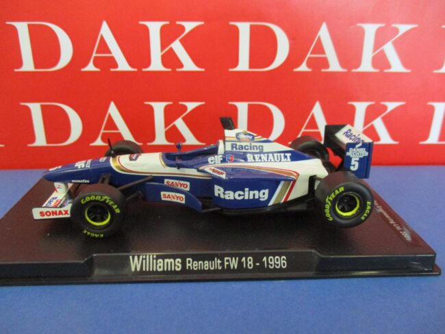 Die cast 1/43 Modellino Auto F1 Williams Renault FW 18 - 1996 D. Hill - immagine 2