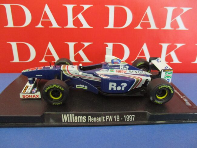 Die cast 1/43 Modellino Auto F1 Williams Renault FW19 1997 J. Villeneuve - immagine 2