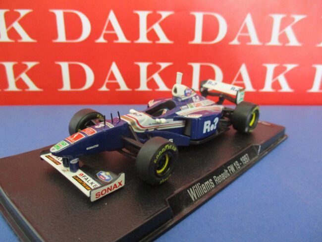 Die cast 1/43 Modellino Auto F1 Williams Renault FW19 1997 J. Villeneuve