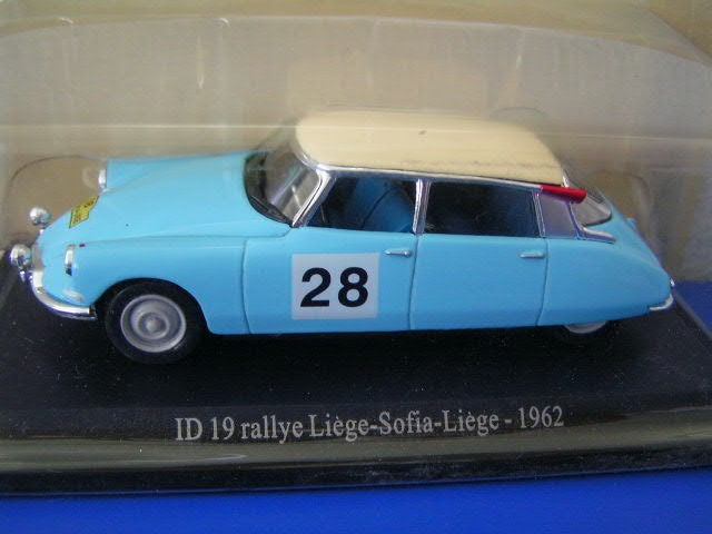 Die cast 1/43 Citroen ID 19 Rallye Liege-Sofia-Liege - 1962 - Dak ...