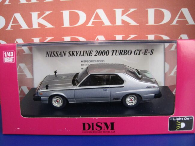 Die cast 1/43 Nissan Skyline 2000 Turbo GT-E-S silver