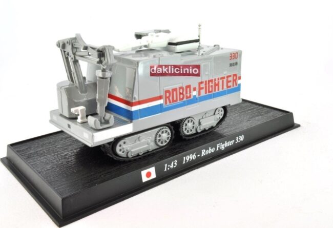 Die cast 1/43 Pompieri Feuerwehrmann Robo Fighter 330 1996 Japan by Del Prado