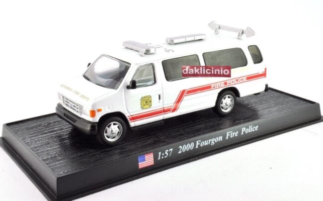 Die cast 1/57 Pompieri Feuerwehrmann Fire Police Van 2000 (USA)  by  Del Prado