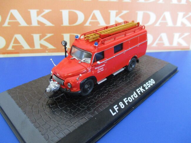 Die cast 1/72 Pompieri Feuerwehr Fire Bomberos Truck LF 8 Ford FK 2500