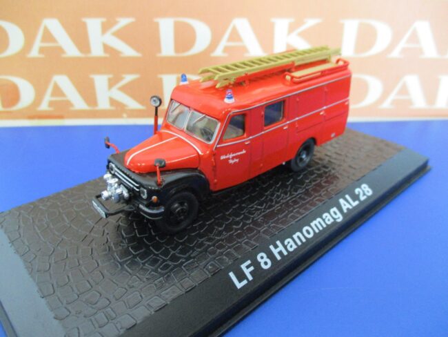 Die cast 1/72 Modellino Camion Truck Pompieri LF 8 Hanomag AL 28