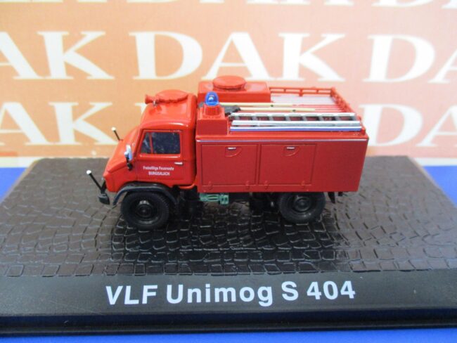 Die cast 1/72 Pompieri Feuerwehr Fire Bomberos Truck VLF Unimog S 404