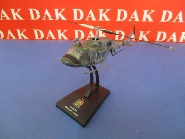 Die cast 1/100 Modellino Elicottero Helicopter AB-212 ICO 9 Stormo 21 Gruppo - immagine 2