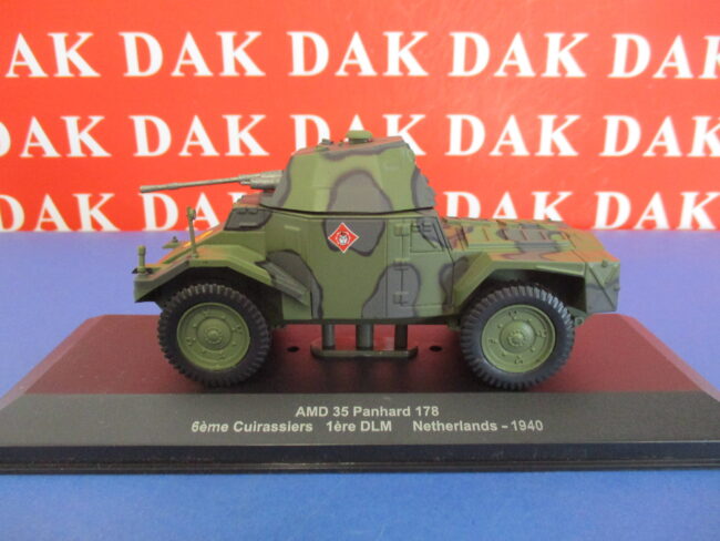 Diecast 1/43 Modellino Autoblindo AMD 35 Panhard 178 6eme Cuirassiers 1ere DLM