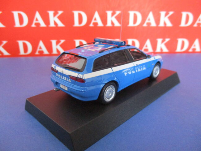 Die cast 1/43 Modellino Auto Polizia Police Alfa Romeo 156 2.4 JTD SW 2001 - immagine 3