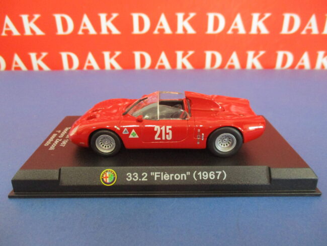 Die cast 1/43 Modellino Auto Alfa Romeo 33.2 Fleron 1967 T. Zeccoli