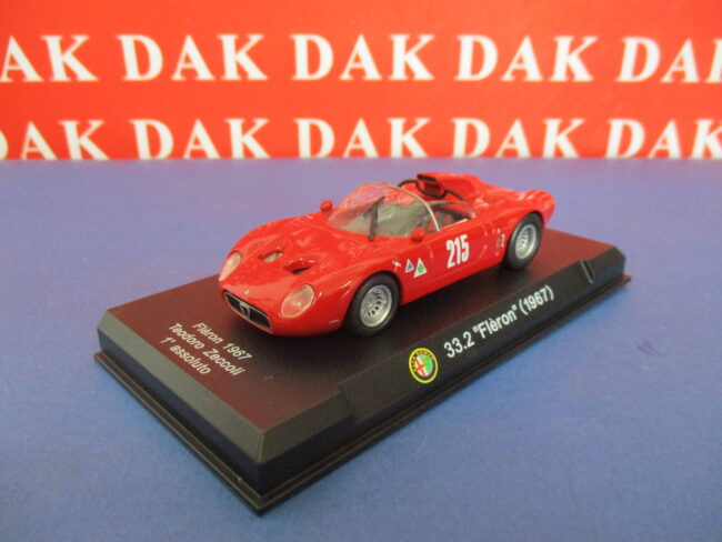 Die cast 1/43 Modellino Auto Alfa Romeo 33.2 Fleron 1967 T. Zeccoli - immagine 2