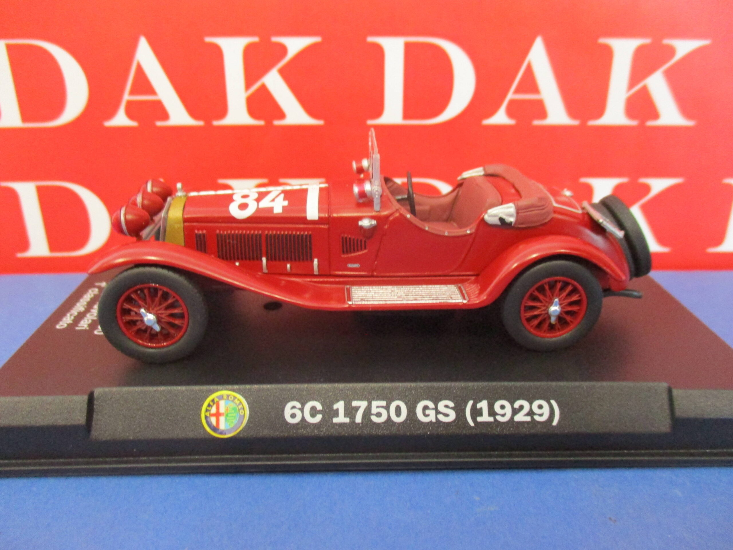 Modellino Auto Epoca diecast Rio ALFA ROMEO 6C 1750 scala 1:43 modellismo