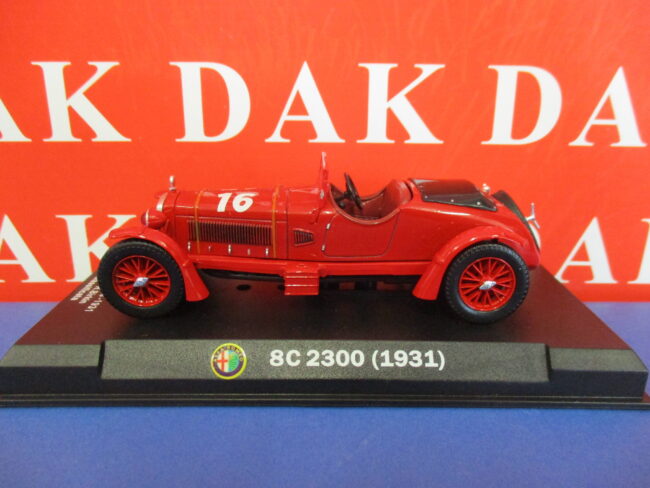 Die cast 1/43 Modellino Auto Alfa Romeo 8C 2300 24H Le Mans 1931