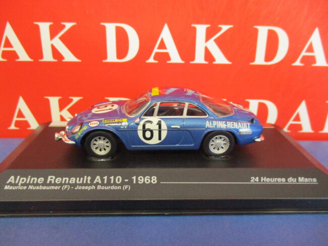 Die cast 1/43 Modellino Auto Alpine Renault A110 24H Le Mans 1968