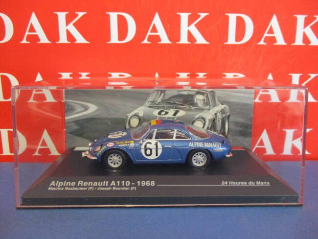 Die cast 1/43 Modellino Auto Alpine Renault A110 24H Le Mans 1968 - immagine 4