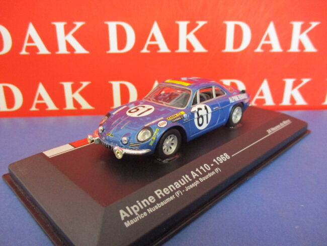 Die cast 1/43 Modellino Auto Alpine Renault A110 24H Le Mans 1968 - immagine 2