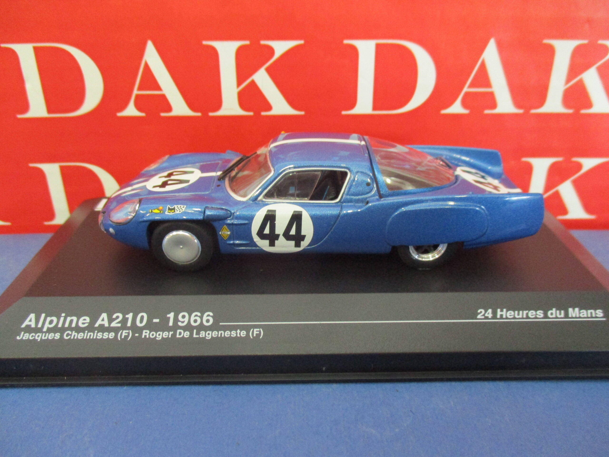 Die cast 1/43 Modellino Auto Alpine Renault A210 24H Le Mans 1966