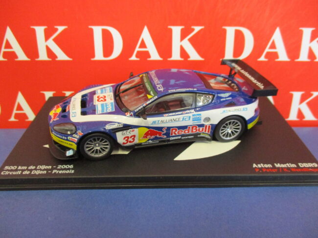 Die cast 1/43 Modellino Auto Aston Martin DBR9 Red Bull 500km de Dijon 2006