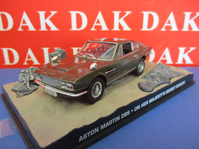 Die cast 1/43 Modellino Auto 007 James Bond Aston Martin DBS On Her Majesty - immagine 2