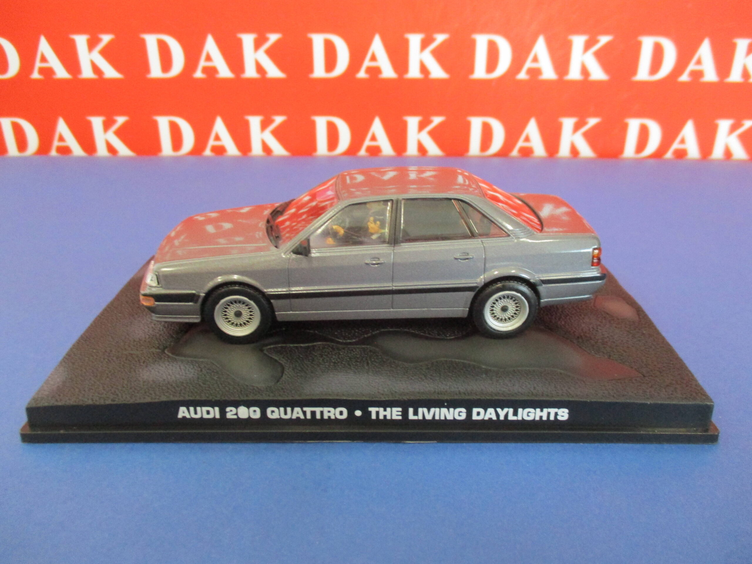 Die cast 1/43 Modellino Auto 007 James Bond Audi 200 Quattro The Living Daylight