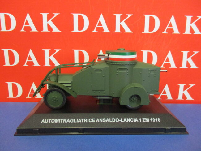 Die cast 1/43 Modellino Autoblindo Carabinieri Ansaldo-Lancia 1 ZM 1916 - immagine 2