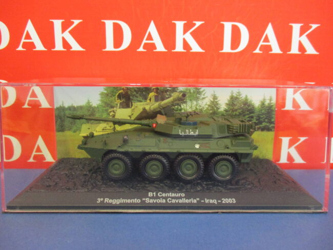 Die cast 1/72 Modellino Carro Armato Tank B1 Centauro 3 Reg. Savoia Cavalleria - immagine 4