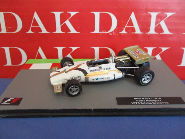 Die cast 1/43 Modellino Auto F1 BRM P153 Belgian Gran Prix 1970 P. Rodriguez