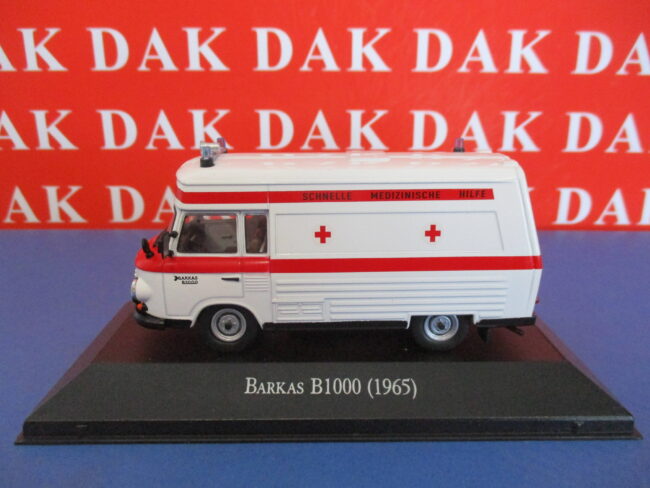 Die cast 1/43 Modellino Furgone Ambulanza Ambulance Barkas B1000 1965 - immagine 2