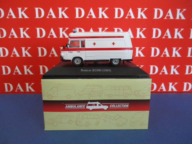 Die cast 1/43 Modellino Furgone Ambulanza Ambulance Barkas B1000 1965 - immagine 4