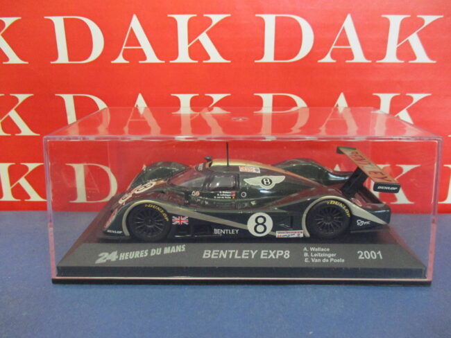 Die cast 1/43 Modellino Auto Bentley EXP8 24H Le Mans 2001 A. Wallace - immagine 4