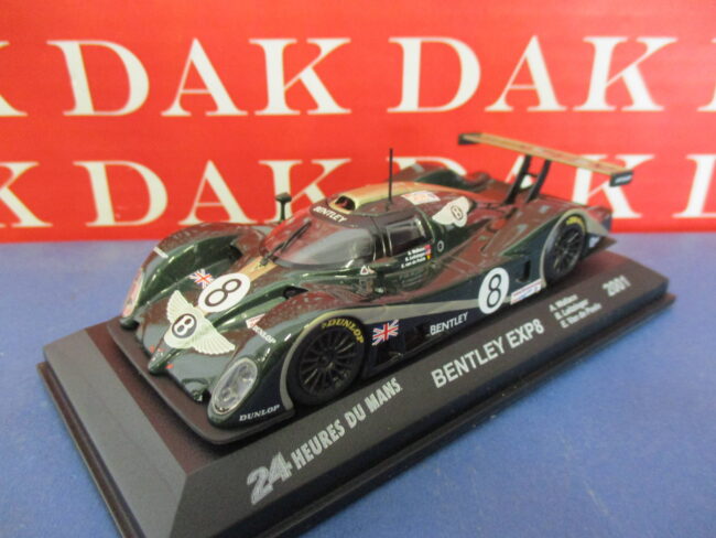 Die cast 1/43 Modellino Auto Bentley EXP8 24H Le Mans 2001 A. Wallace