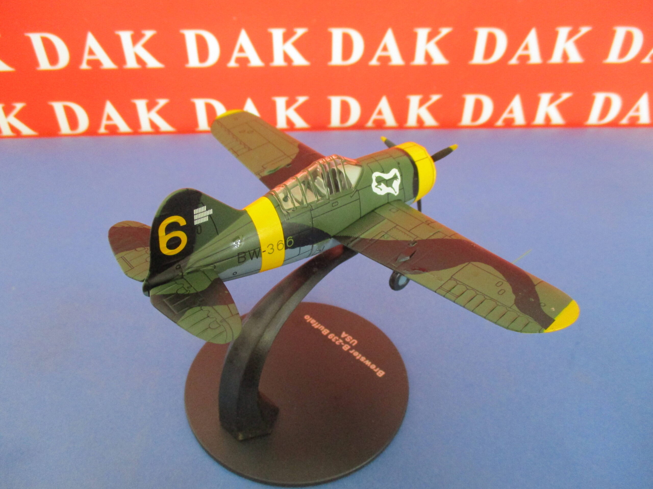 Die cast 1/72 Modellino Aereo Aircraft Brewster B-239 Buffalo USA - Dak ...