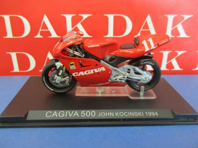 Die cast 1/24 Modellino Moto GP Cagiva 500 John Kocinski 1994