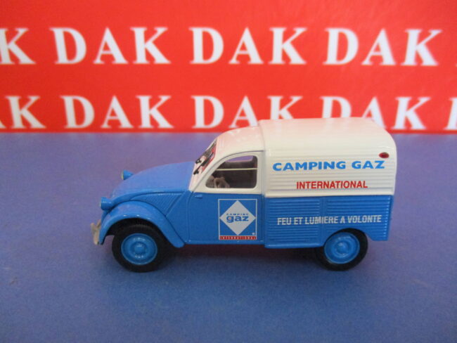 Die cast 1/43 Modellino Auto Citroen 2CV Furgonata Camping Gaz by Norev