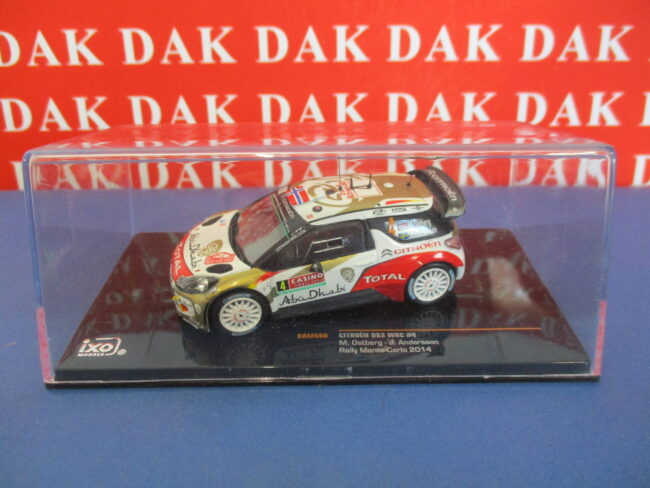 Die cast 1/43 Modellino Auto Citroen DS3 WRC N4 Rally Monte Carlo 2014 M.Ostberg - immagine 4