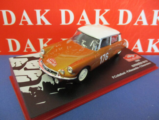 Die cast 1/43 Modellino Auto Citroen ID 19 Rally Monte Carlo 1959 P. Coltelloni - immagine 2