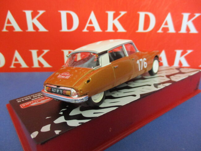 Die cast 1/43 Modellino Auto Citroen ID 19 Rally Monte Carlo 1959 P. Coltelloni - immagine 3