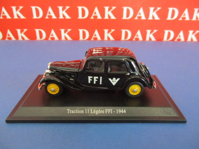 Die cast 1/43 Modellino Auto Citroen Traction 11 Legere FFI 1944